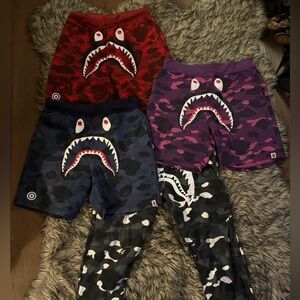 BAPE SWEAT SHORTS SWEATPANTS XL Fits M-XL